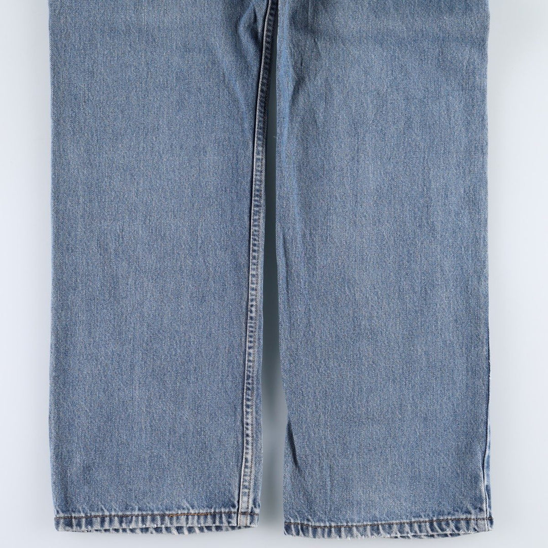 Levi's 505 Straight Fit Coupe Droit Tapered Denim Pants, Men's Size W36 (approx.) cotton blue type Vintage Second Hand