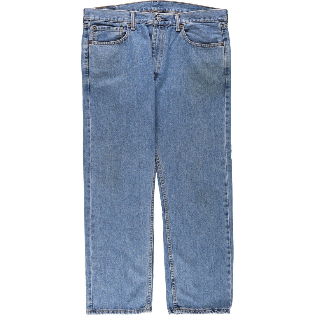 Levi's 505 tapered denim pants for men, size w38 cotton blue type Vintage Second Hand