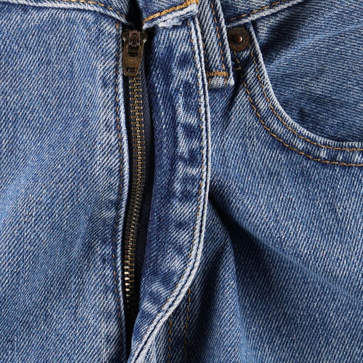 Levi's 505 tapered denim pants for men, size w38 cotton blue type Vintage Second Hand