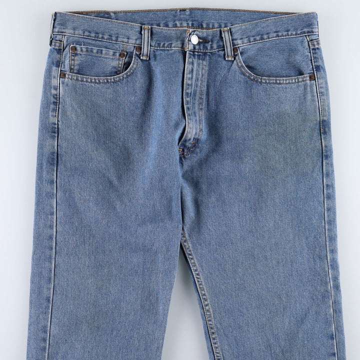 Levi's 505 tapered denim pants for men, size w38 cotton blue type Vintage Second Hand