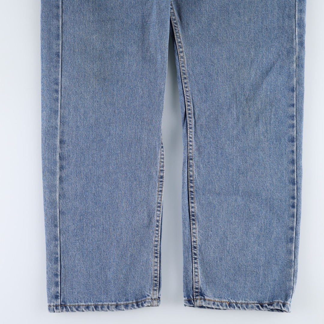 Levi's 505 tapered denim pants for men, size w38 cotton blue type Vintage Second Hand