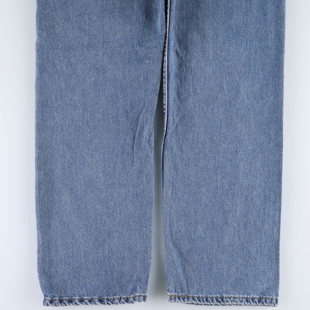 Levi's 505 tapered denim pants for men, size w38 cotton blue type Vintage Second Hand