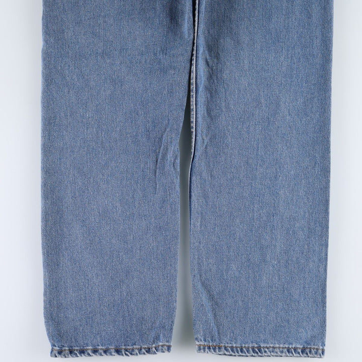 Levi's 505 tapered denim pants for men, size w38 cotton blue type Vintage Second Hand
