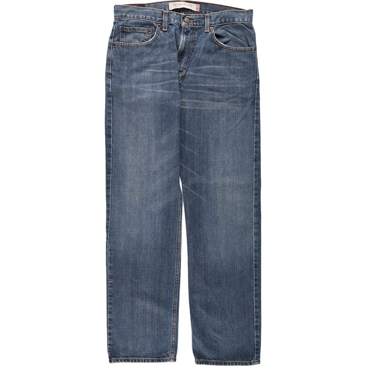 00'S Levi's 505 REGULAR FIT tapered denim pants for men, size w34 cotton blue type Vintage Second Hand