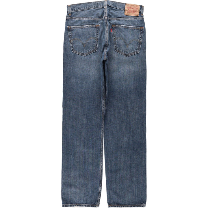 00'S Levi's 505 REGULAR FIT tapered denim pants for men, size w34 cotton blue type Vintage Second Hand