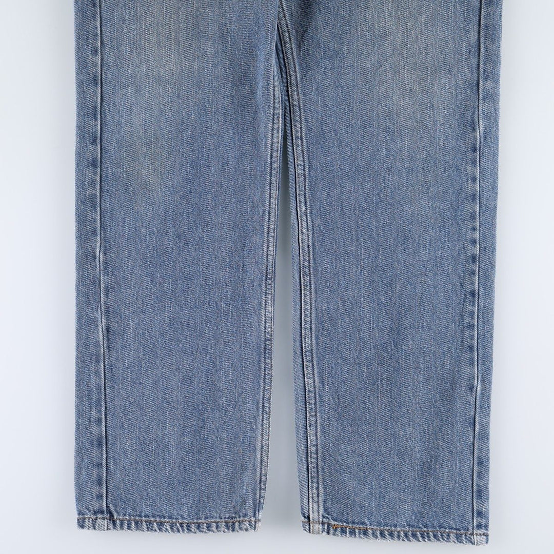 Levi's 505 tapered denim pants for men, size w36 unclear blue type Vintage Second Hand