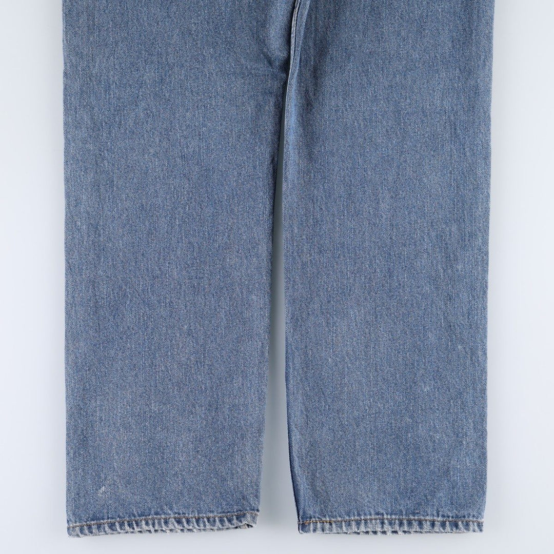 Levi's 505 tapered denim pants for men, size w36 unclear blue type Vintage Second Hand