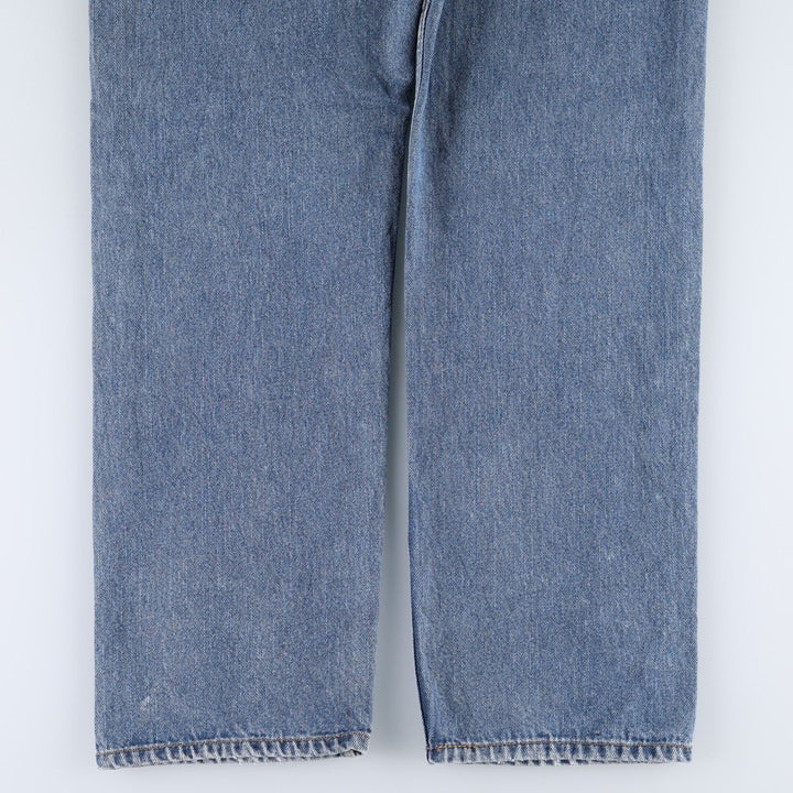 Levi's 505 tapered denim pants for men, size w36 unclear blue type Vintage Second Hand