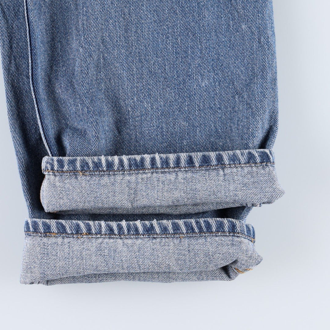 Levi's 505 tapered denim pants for men, size w36 unclear blue type Vintage Second Hand