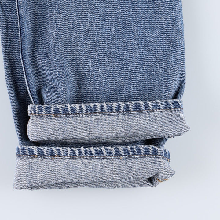 Levi's 505 tapered denim pants for men, size w36 unclear blue type Vintage Second Hand