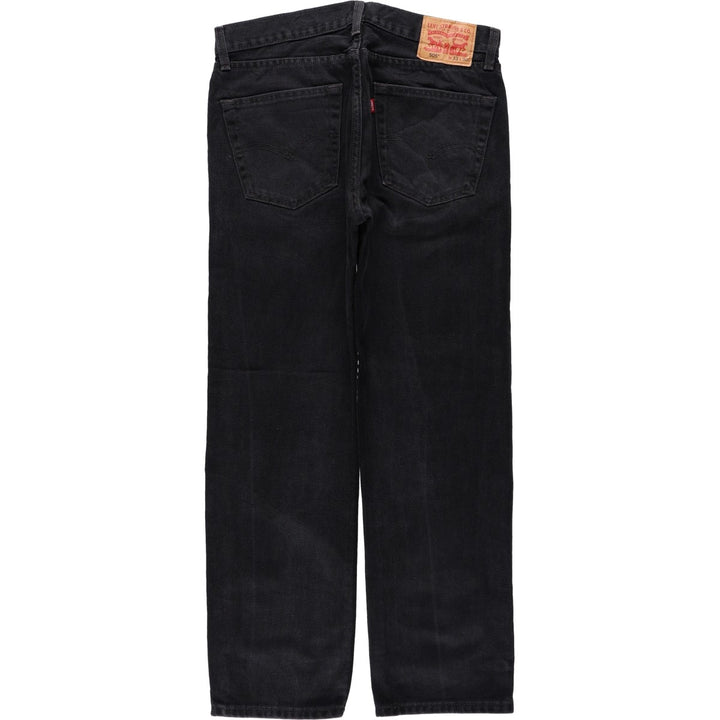 Levi's 505 Black Denim Tapered Denim Pants for Men, W34 equivalent unclear black type Vintage Second Hand
