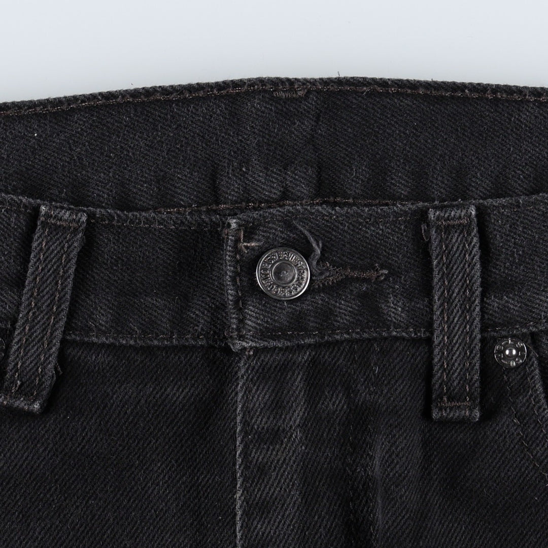 Levi's 505 Black Denim Tapered Denim Pants for Men, W34 equivalent unclear black type Vintage Second Hand