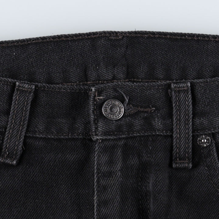 Levi's 505 Black Denim Tapered Denim Pants for Men, W34 equivalent unclear black type Vintage Second Hand
