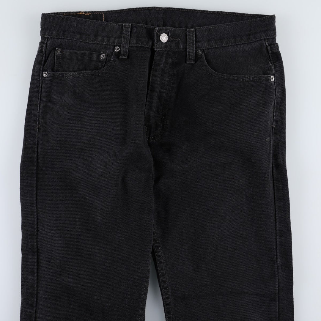 Levi's 505 Black Denim Tapered Denim Pants for Men, W34 equivalent unclear black type Vintage Second Hand