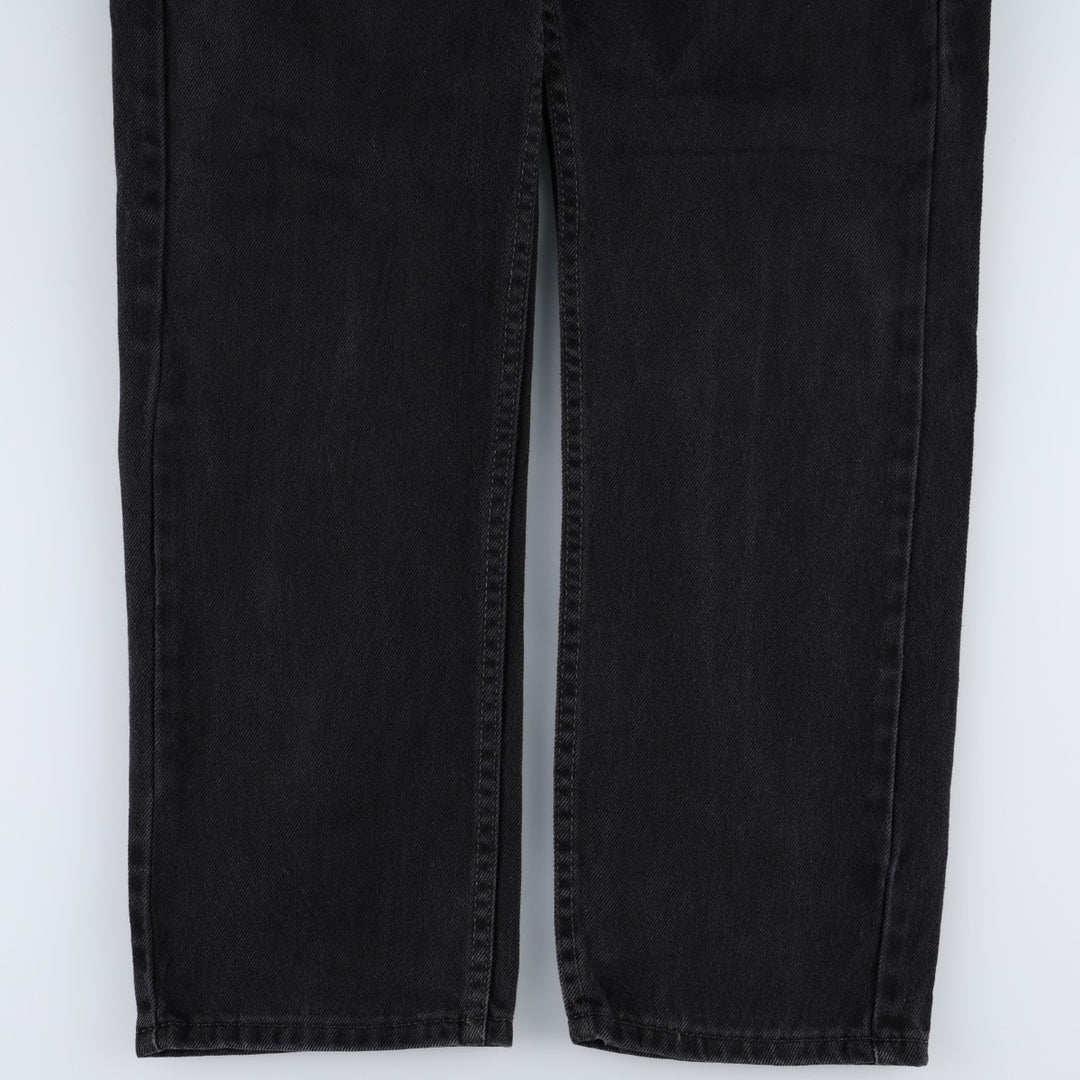 Levi's 505 Black Denim Tapered Denim Pants for Men, W34 equivalent unclear black type Vintage Second Hand