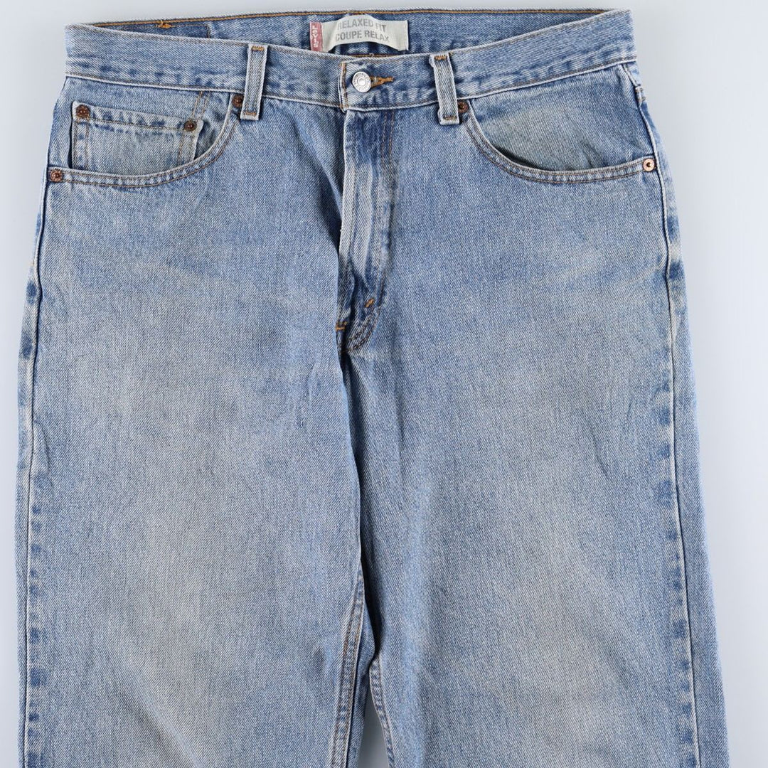 Levi's 550 Relaxed Fit Coupe Relax Tapered Denim Pants, Men's W35 equivalent. cotton blue type Vintage Second Hand