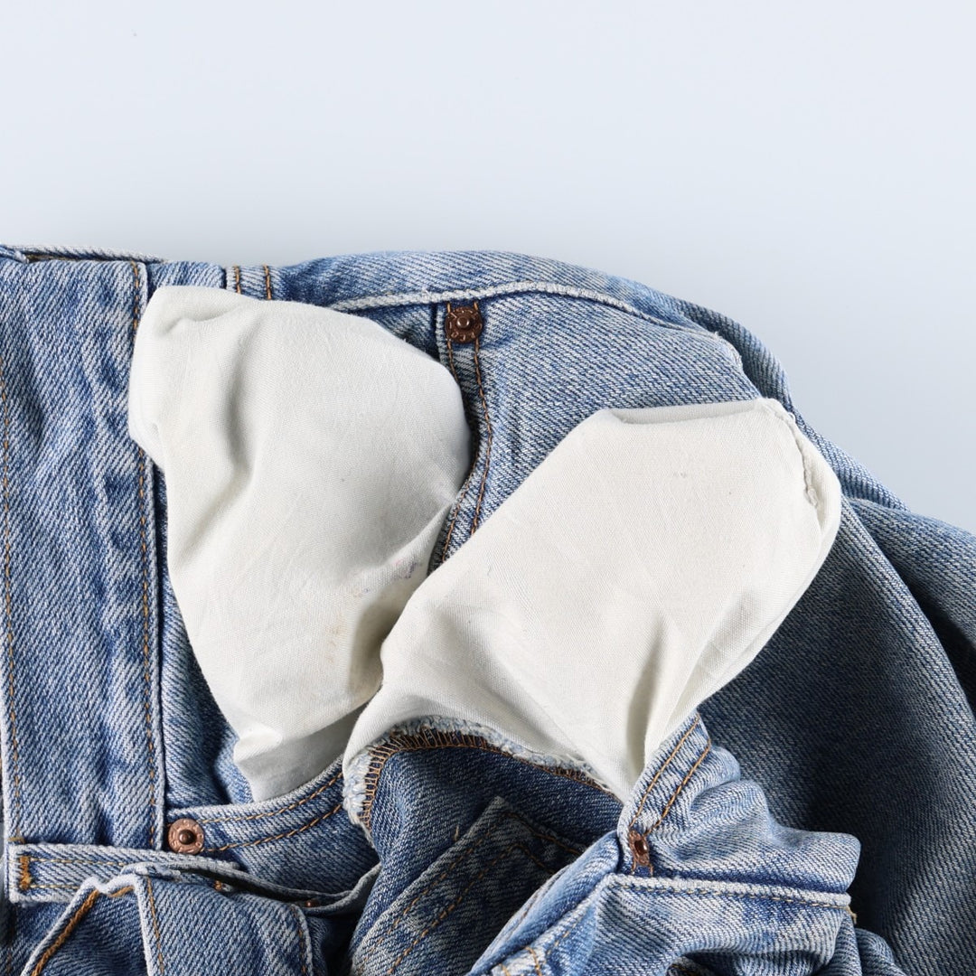 Levi's 550 Relaxed Fit Coupe Relax Tapered Denim Pants, Men's W35 equivalent. cotton blue type Vintage Second Hand
