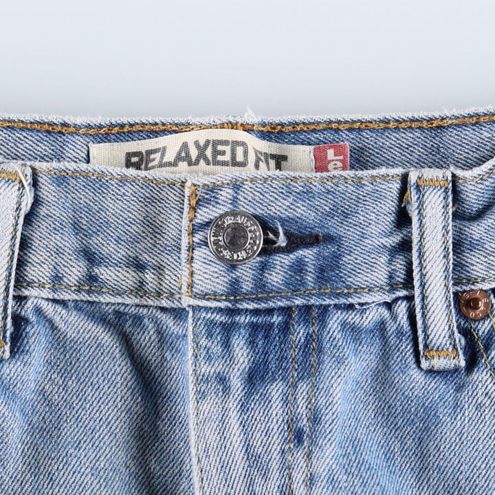 Levi's 550 Relaxed Fit Tapered Denim Pants for Men, W34 equivalent cotton blue type Vintage Second Hand