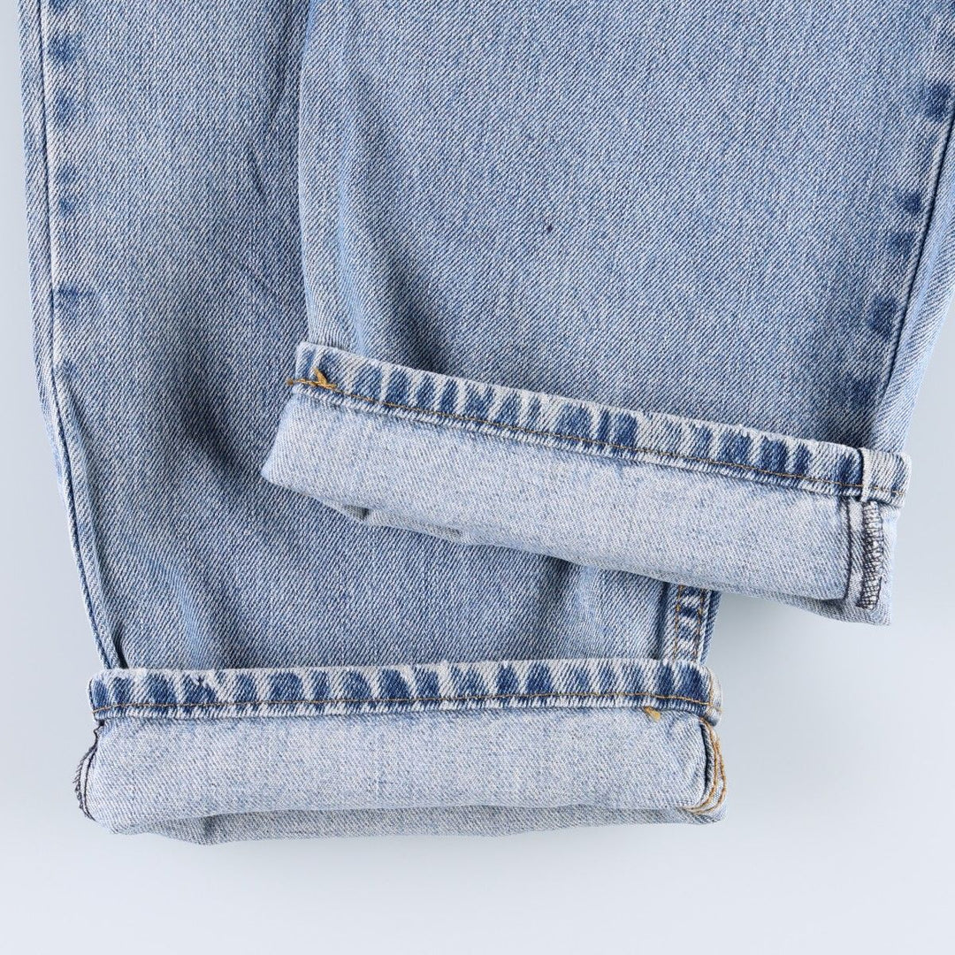 Levi's 550 Relaxed Fit Tapered Denim Pants for Men, W34 equivalent cotton blue type Vintage Second Hand