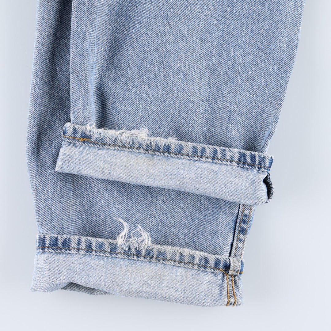 Levi's 550 Relaxed Fit Tapered Denim Pants for Men, W34 equivalent cotton blue type Vintage Second Hand