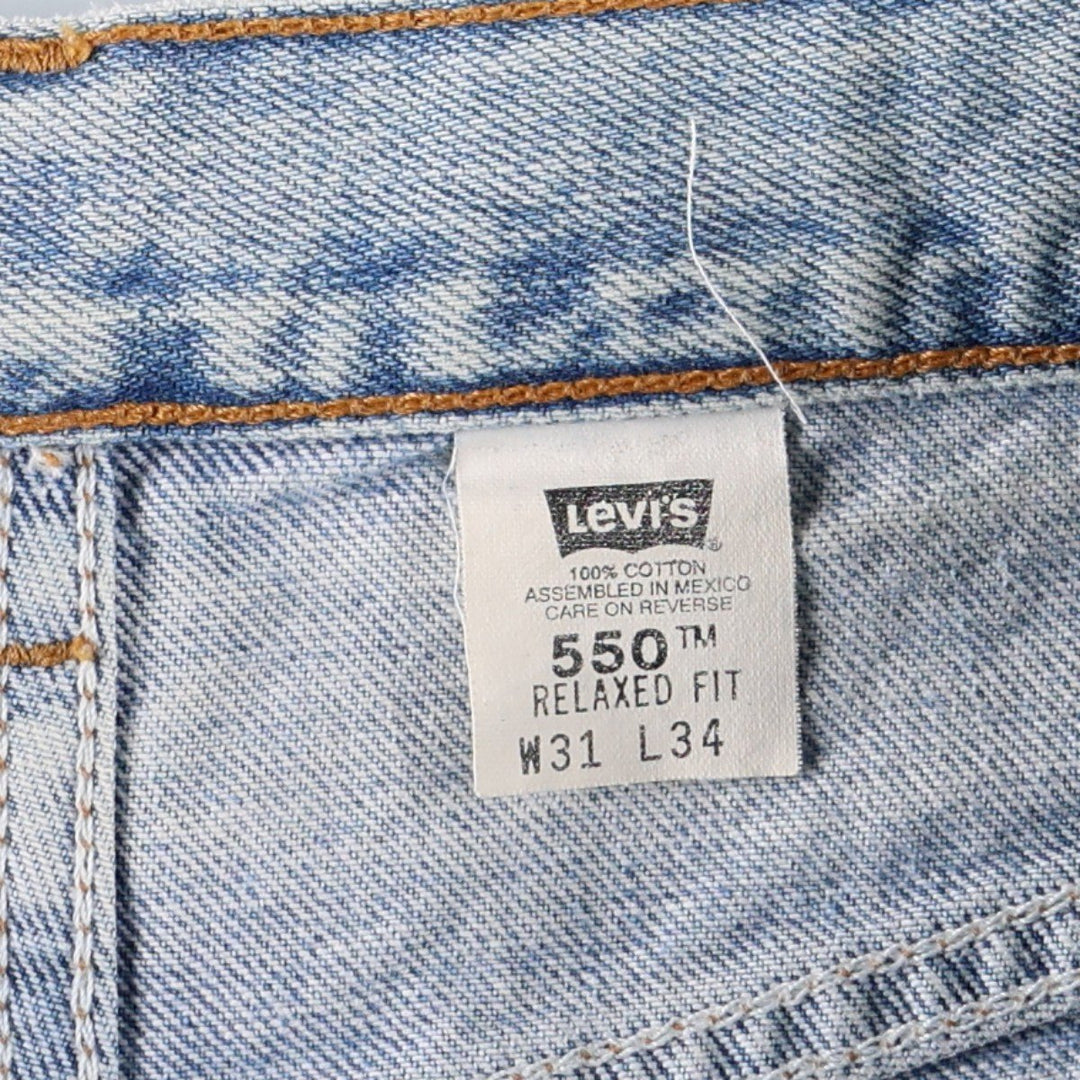 90'S Levi's 560 Relaxed Fit Tapered Denim Pants, Men's Size W31 (approx.), Vintage cotton blue type Vintage Second Hand