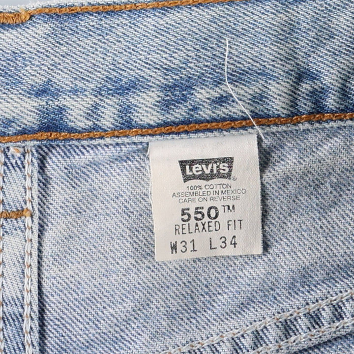 90'S Levi's 560 Relaxed Fit Tapered Denim Pants, Men's Size W31 (approx.), Vintage cotton blue type Vintage Second Hand
