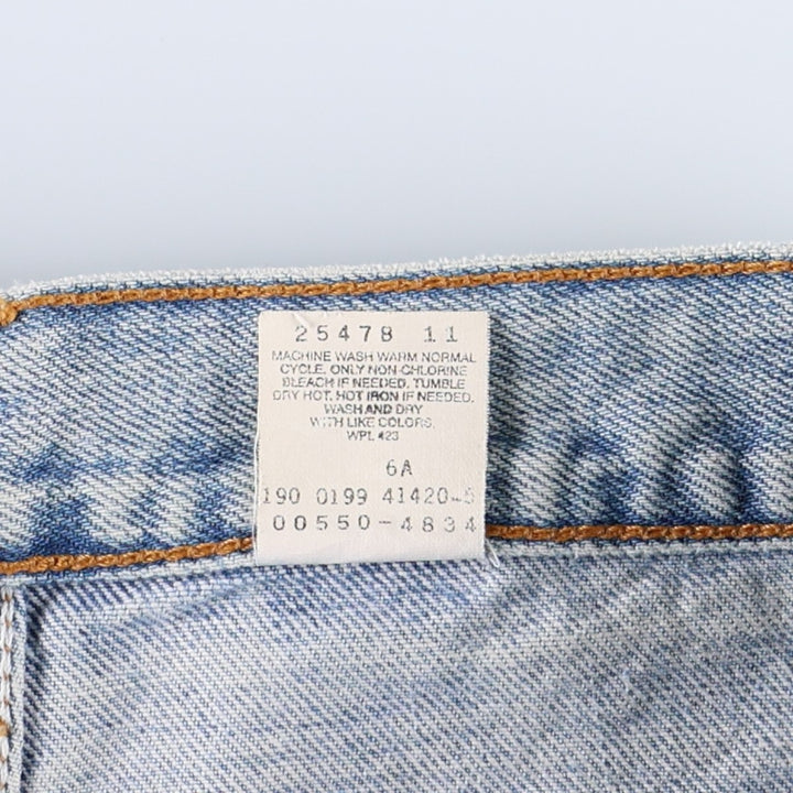 90'S Levi's 560 Relaxed Fit Tapered Denim Pants, Men's Size W31 (approx.), Vintage cotton blue type Vintage Second Hand