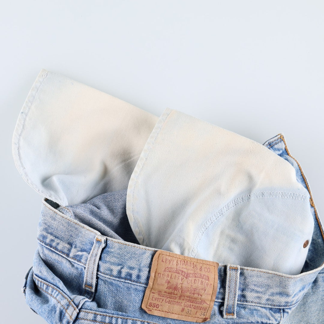 90'S Levi's 560 Relaxed Fit Tapered Denim Pants, Men's Size W31 (approx.), Vintage cotton blue type Vintage Second Hand