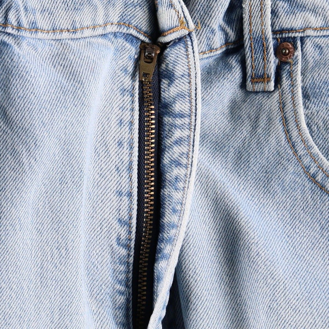 1990'S Levi's 560 Relaxed Fit Tapered Leg, Made in USA, Vintage cotton blue type Vintage Second Hand