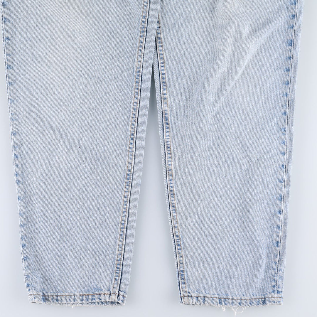 1990'S Levi's 560 Relaxed Fit Tapered Leg, Made in USA, Vintage cotton blue type Vintage Second Hand