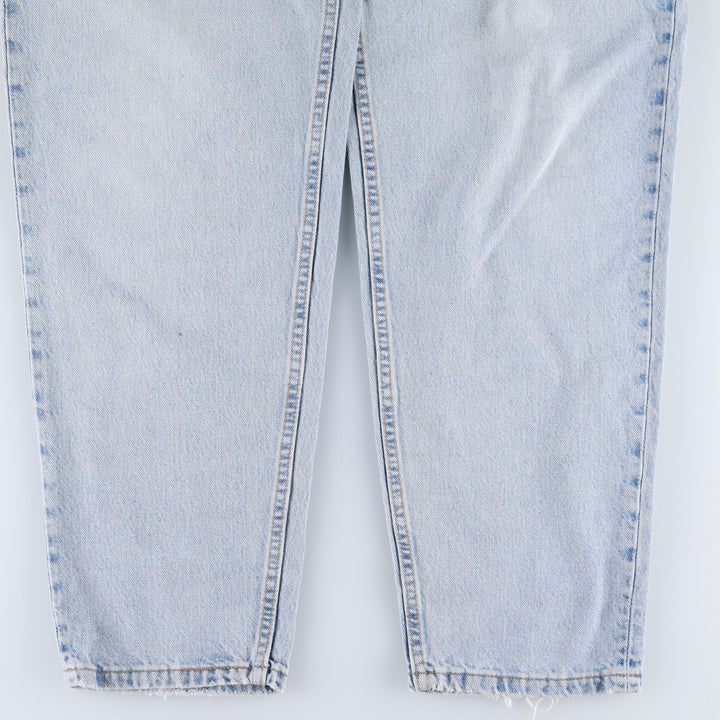 1990'S Levi's 560 Relaxed Fit Tapered Leg, Made in USA, Vintage cotton blue type Vintage Second Hand