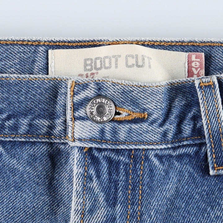 2000'S Levi's 517 Boot Cut Denim Pants, Men's Size W32 cotton blue type Vintage Second Hand