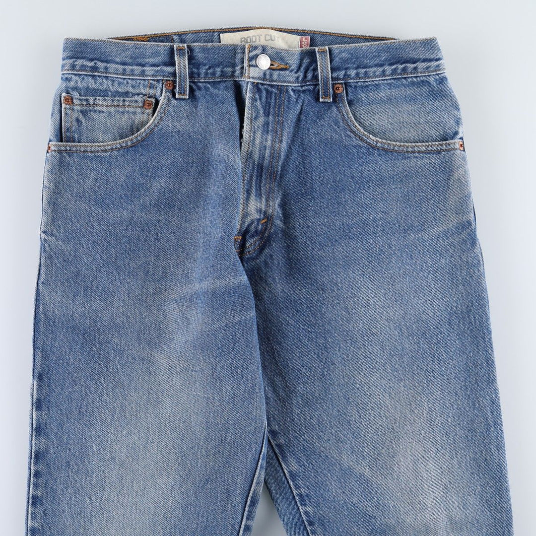 2000'S Levi's 517 Boot Cut Denim Pants, Men's Size W32 cotton blue type Vintage Second Hand