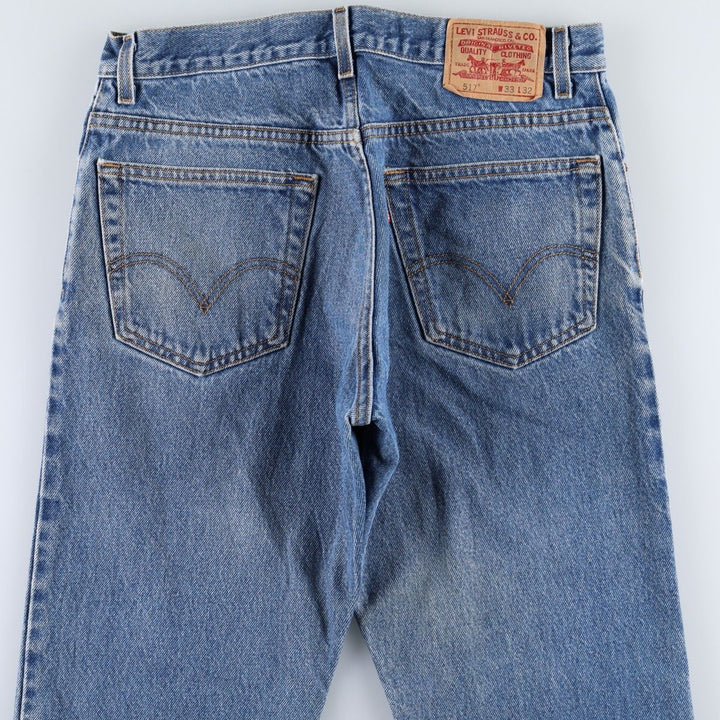 2000'S Levi's 517 Boot Cut Denim Pants, Men's Size W32 cotton blue type Vintage Second Hand