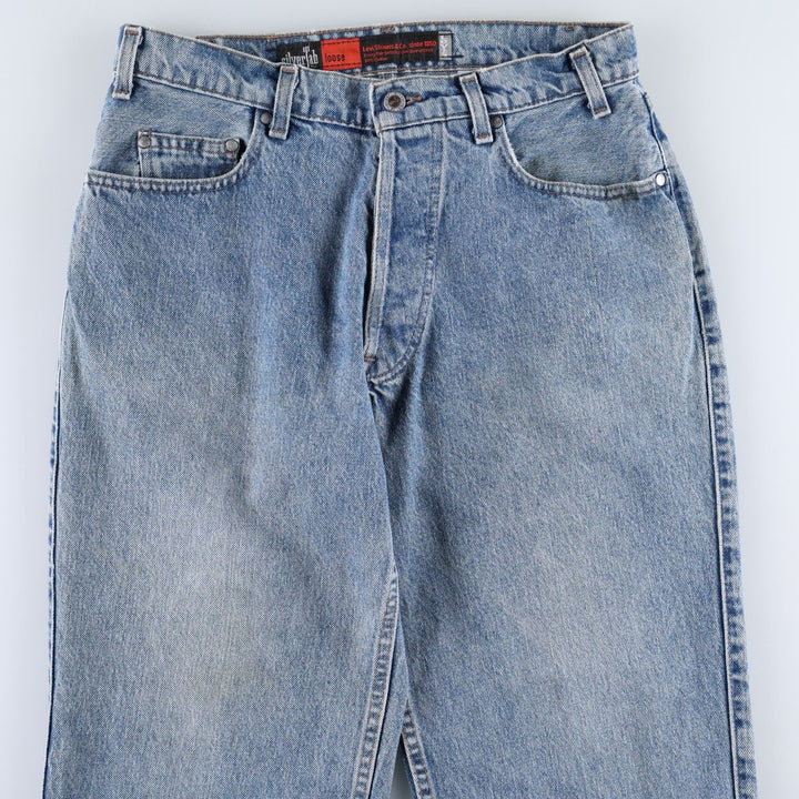 90'S Levi's Silver Tab Loose Tapered Denim Pants, Made in USA, Men's, Size W33, Vintage cotton blue type Vintage Second Hand