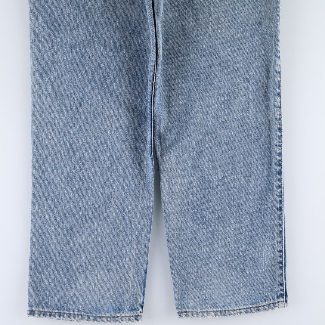 90'S Levi's Silver Tab Loose Tapered Denim Pants, Made in USA, Men's, Size W33, Vintage cotton blue type Vintage Second Hand