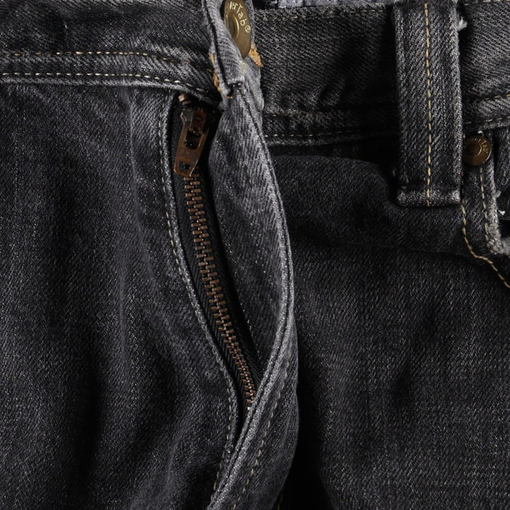 2000'S Levi's SILVER TAB Loose Black Denim Tapered Jeans, Men's W37 (approx.) cotton gray type Vintage Second Hand
