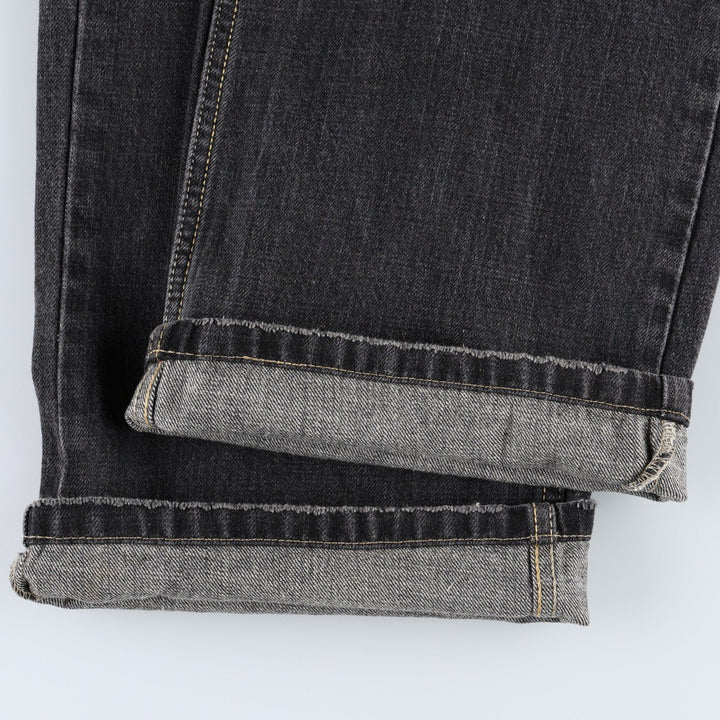 2000'S Levi's SILVER TAB Loose Black Denim Tapered Jeans, Men's W37 (approx.) cotton gray type Vintage Second Hand