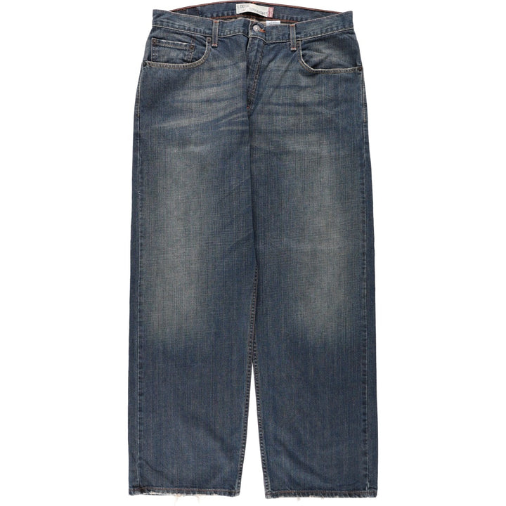 2000'S Levi's 569 Loose Straight Denim Pants, Men's W37 (approx.) cotton Navy blue Vintage Second Hand