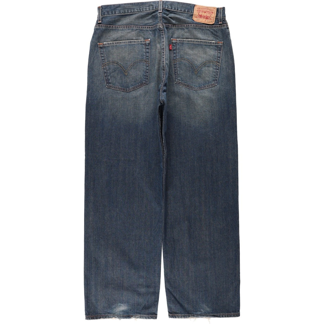 2000'S Levi's 569 Loose Straight Denim Pants, Men's W37 (approx.) cotton Navy blue Vintage Second Hand