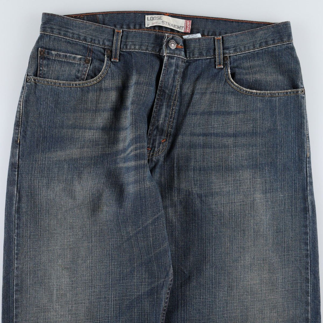 2000'S Levi's 569 Loose Straight Denim Pants, Men's W37 (approx.) cotton Navy blue Vintage Second Hand