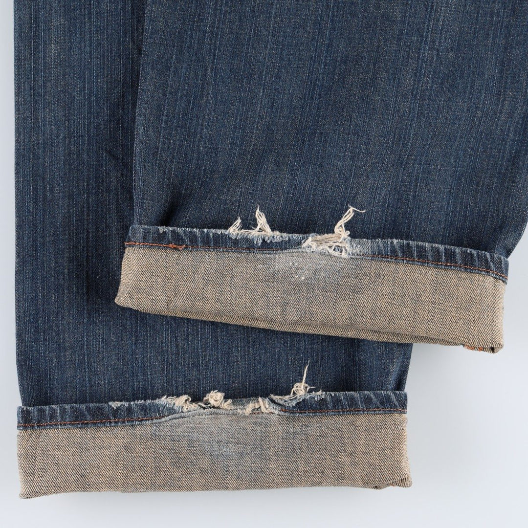 2000'S Levi's 569 Loose Straight Denim Pants, Men's W37 (approx.) cotton Navy blue Vintage Second Hand