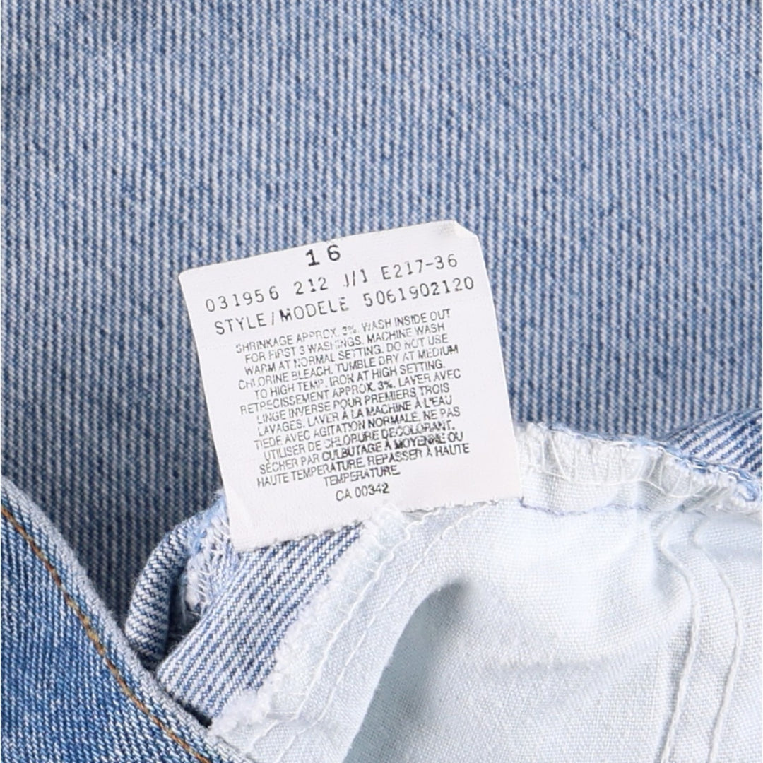 1990'S Levi's 506 Orange Tab Tapered Denim Pants, Made in Canada, Men's W32 (approx.), Vintage cotton blue type Vintage Second Hand
