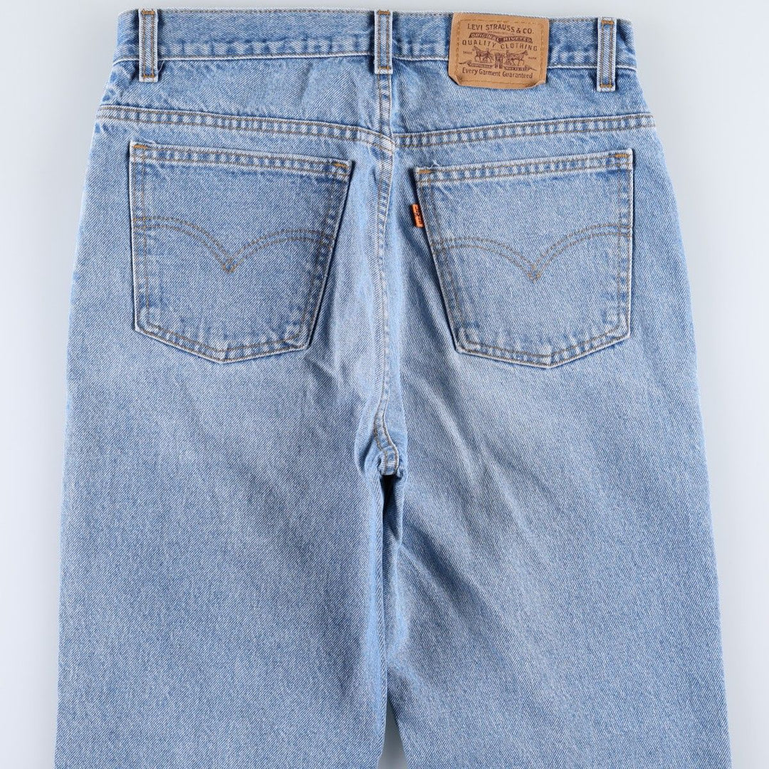 1990'S Levi's 506 Orange Tab Tapered Denim Pants, Made in Canada, Men's W32 (approx.), Vintage cotton blue type Vintage Second Hand