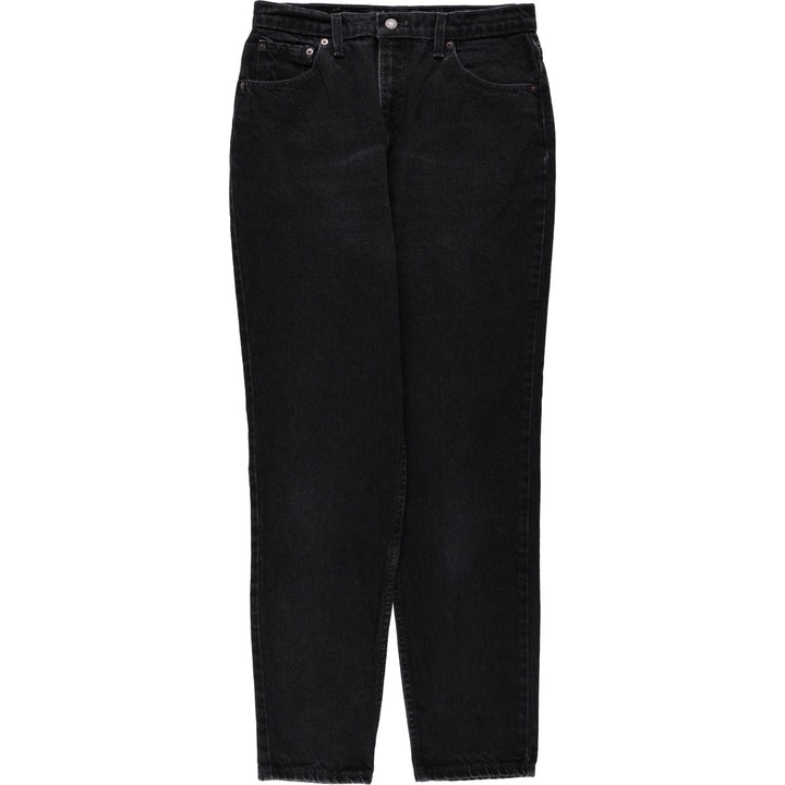 1990'S Levi's 59531-0260 TRIM FIT Black Denim Tapered Jeans, Made in Canada, Men's W32 (approx.), Vintage. cotton black type Vintage Second Hand