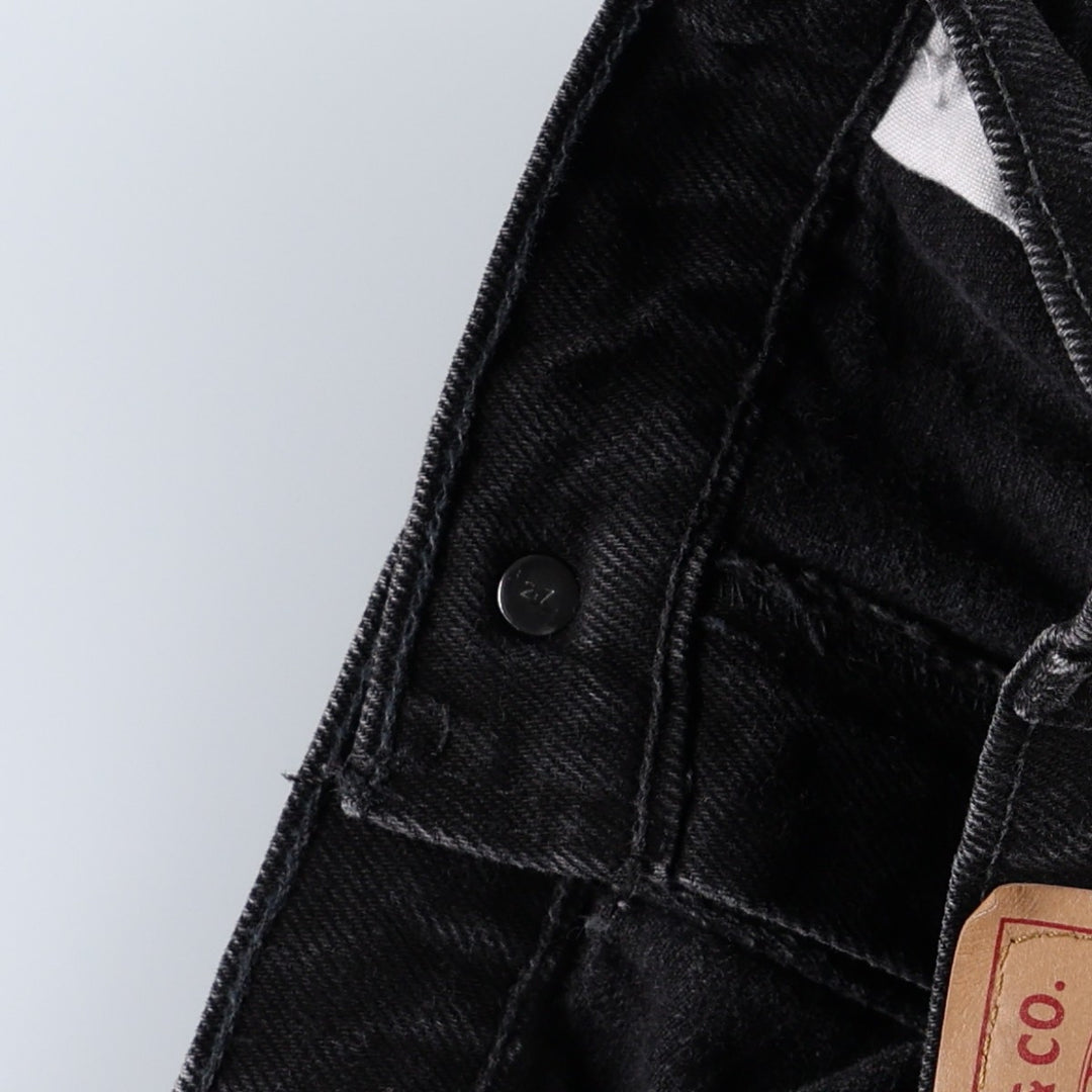 1990'S Levi's 59531-0260 TRIM FIT Black Denim Tapered Jeans, Made in Canada, Men's W32 (approx.), Vintage. cotton black type Vintage Second Hand