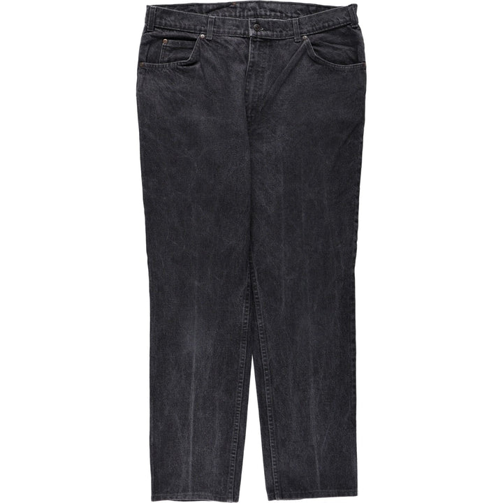 Levi's black denim tapered jeans, made in Canada, men's size W37 (approx.). cotton black type Vintage Second Hand