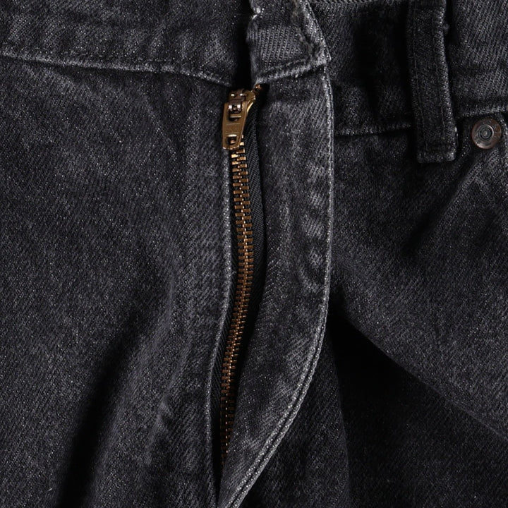 Levi's black denim tapered jeans, made in Canada, men's size W37 (approx.). cotton black type Vintage Second Hand