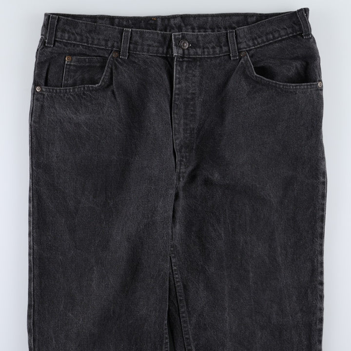 Levi's black denim tapered jeans, made in Canada, men's size W37 (approx.). cotton black type Vintage Second Hand