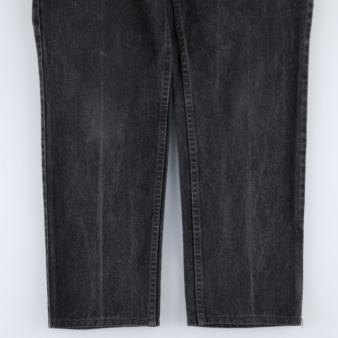 Levi's black denim tapered jeans, made in Canada, men's size W37 (approx.). cotton black type Vintage Second Hand